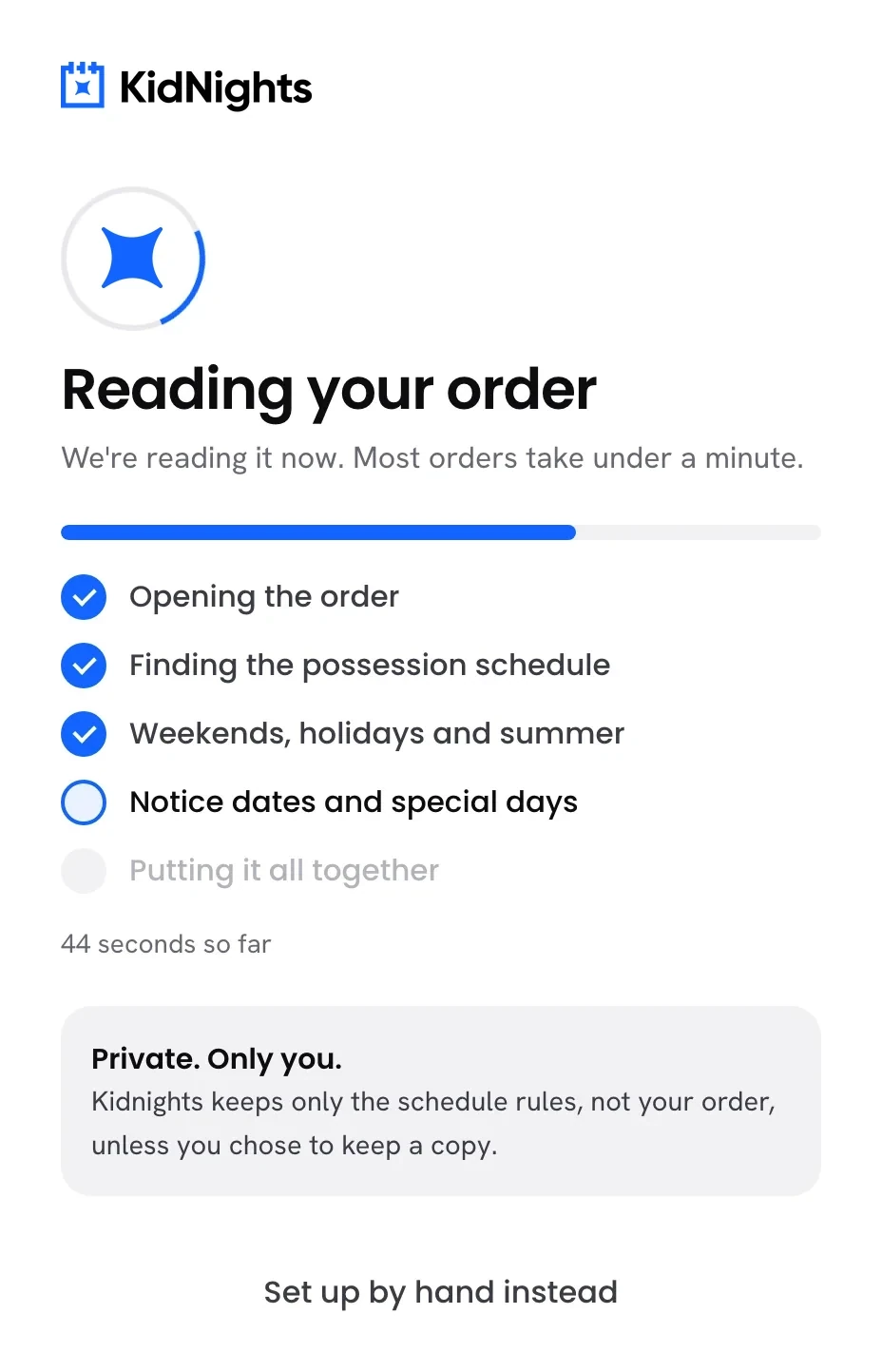 Reading your order: opening the order, finding the possession schedule, weekends, holidays and summer